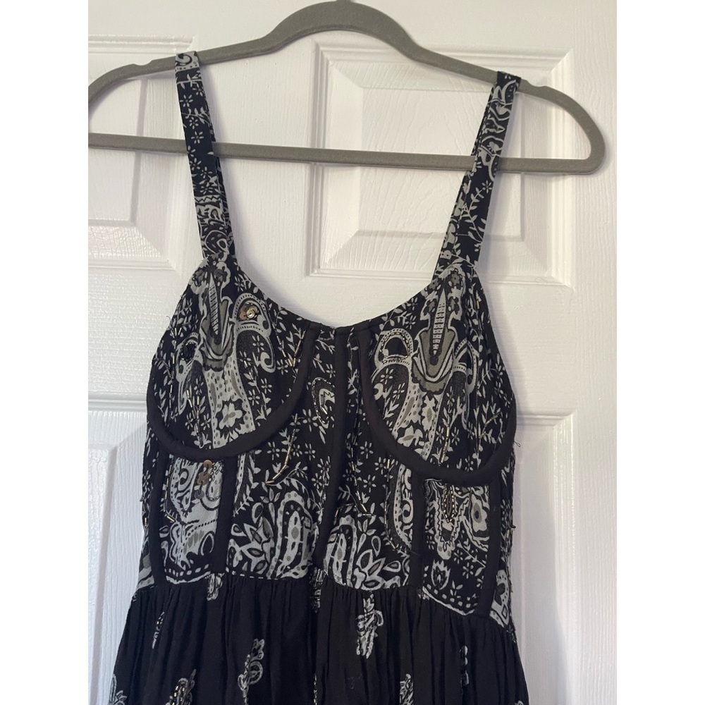 Anthropologie Forever That Girl Black and White
Beaded Maxi Dress. NWOT - Picture 4 of 11